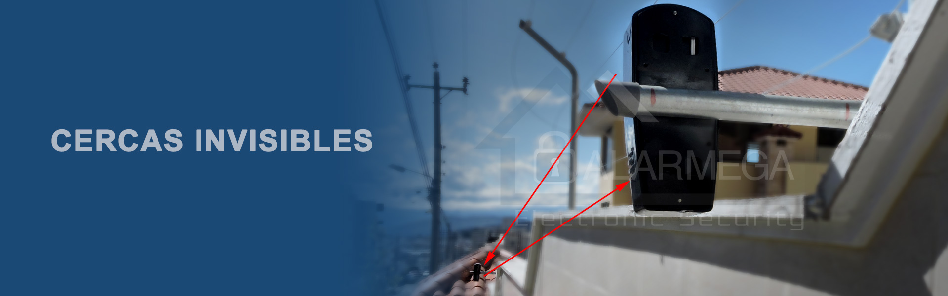 Seguridad Perimetral - Cercas Invisibles Fotolineales - Quito Ecuador Los Valles - Seguridad estetica de lujo